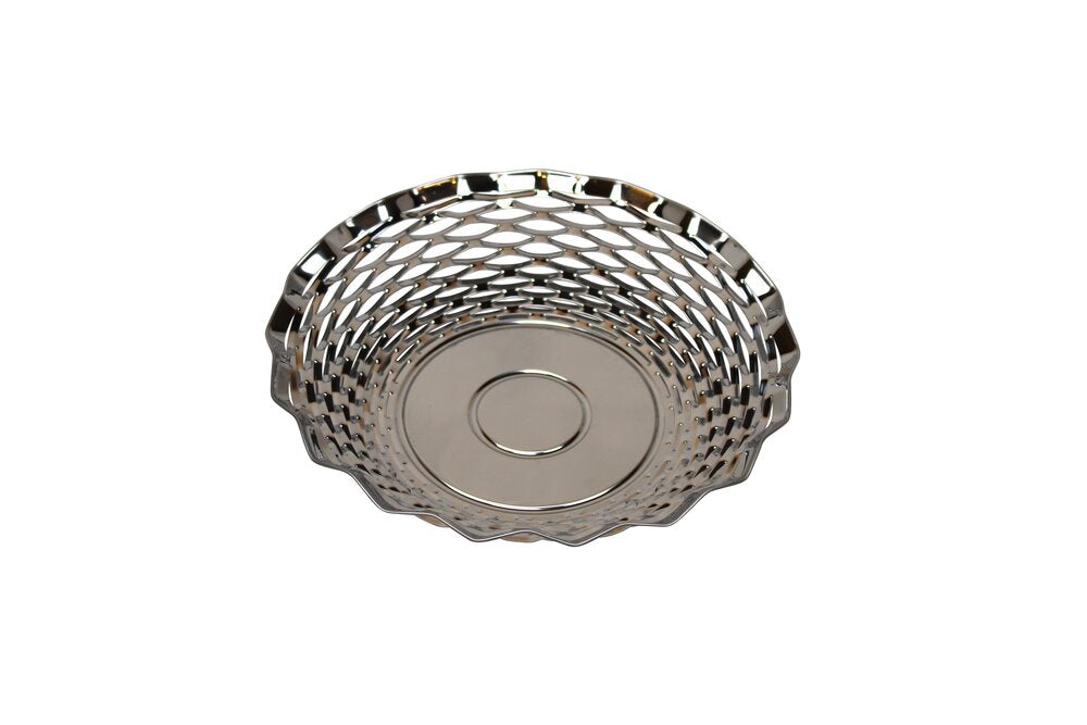 Brødkurv, rund - stål